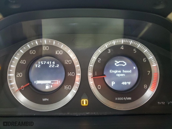 2009 Volvo S80 I6 Turbo with VIN YV1AH992691092237, listed as a Copart auction lot 49851985 with 157,414 mi miles and Salvage Title. Bid and sale history available at carsss.com. Image 9.