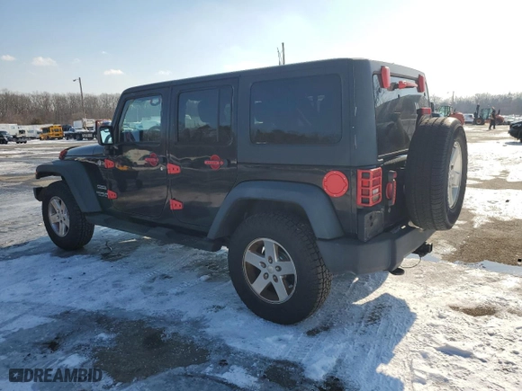 2013 Jeep Wrangler Unlimited Sport with VIN 1C4HJWDG3DL553109, listed as a Copart auction lot 42222585 with 159,609 mi miles and Clean Title. Bid and sale history available at carsss.com. Image 2.