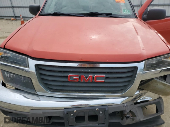 2010 GMC Canyon SLE1 with VIN 1GTCSCDE7A8136742, listed as a Copart auction lot 71637644 with 0 mi miles and Salvage Title. Bid and sale history available at carsss.com. Image 11.