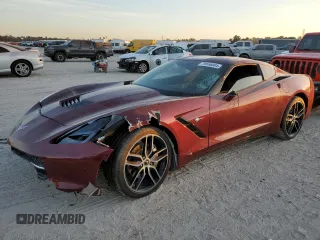 2019 Chevrolet Corvette 1LT with VIN 1G1YB2D75K5120858, listed as a Copart auction lot 76556084 with 28,932 mi miles and Salvage Title. Bid and sale history available at carsss.com. Image 1.
