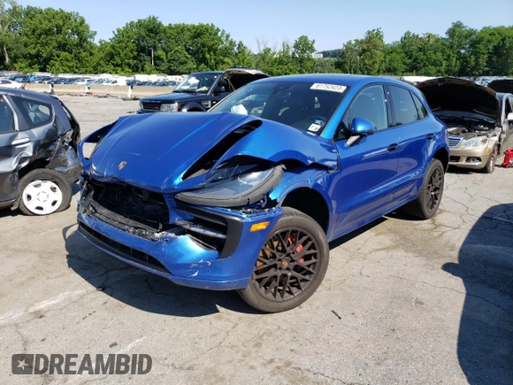 2020 Porsche Macan GTS with VIN WP1AG2A57LLB55409, listed as a Copart auction lot 61752423 with 36,301 mi miles and . Bid and sale history available at DreamBid. Image 1.