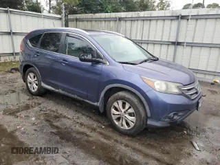 2014 Honda CR-V EX-L with VIN 2HKRM3H72EH506969, listed as a Copart auction lot 44978865 with 175,929 mi miles and Salvage Title. Bid and sale history available at carsss.com. Image 4.