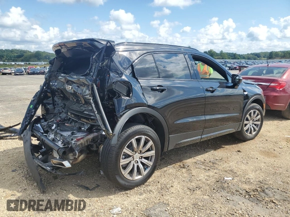 2023 Cadillac XT4 AWD Sport with VIN 1GYFZFR48PF182380, listed as a Copart auction lot 68937594 with 8,400 mi miles and Salvage Title. Bid and sale history available at carsss.com. Image 3.