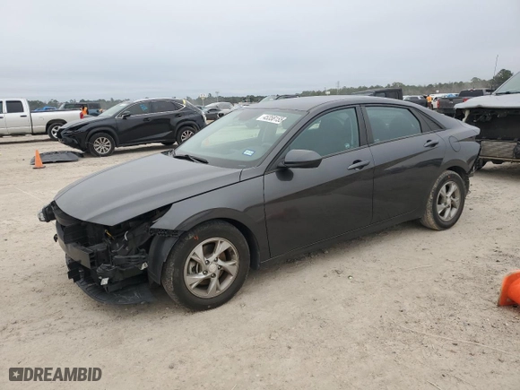 2021 Hyundai Elantra SE with VIN 5NPLL4AG4MH049458, listed as a Copart auction lot 45358155 with 58,475 mi miles and Salvage Title. Bid and sale history available at carsss.com. Image 1.