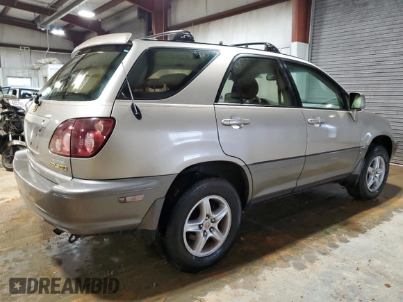 1999 Lexus RX 300 Luxury SUV with VIN JT6HF10U5X0022295, listed as a Copart auction lot 47822185 with 204,243 mi miles and Clean Title. Bid and sale history available at carsss.com. Image 3.