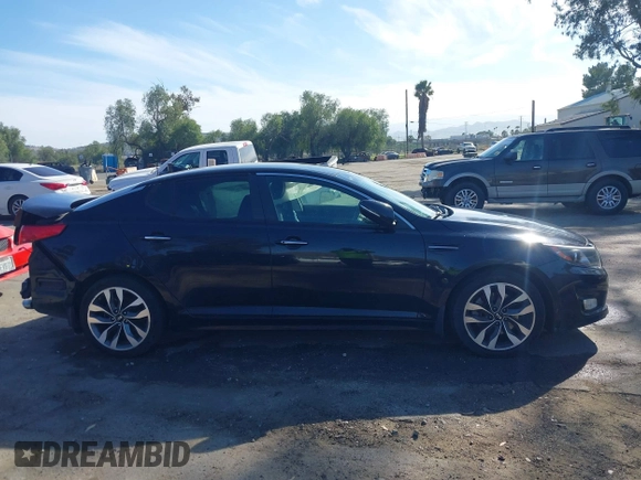 2015 Kia Optima SX with VIN 5XXGR4A72FG366833, listed as a IAAI auction lot 41726219 with 144,664 mi miles and . Bid and sale history available at carsss.com. Image 14.