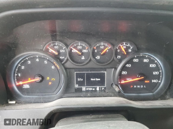 2020 Chevrolet Silverado 3500HD Work Truck with VIN 1GC4YSE75LF335378, listed as a Copart auction lot 76941554 with 87,394 mi miles and Salvage Title. Bid and sale history available at carsss.com. Image 9.