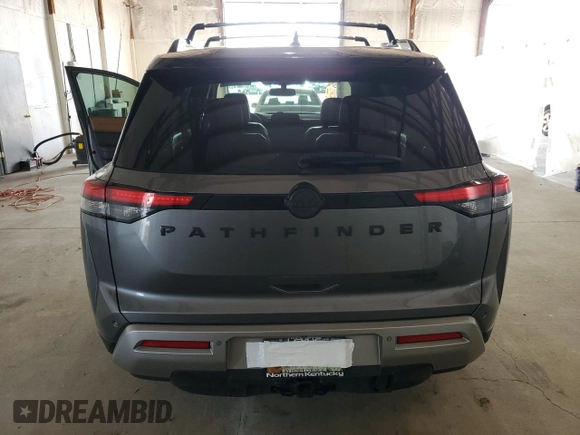 2022 Nissan Pathfinder Platinum with VIN 5N1DR3DK0NC215464, listed as a Copart auction lot 55398925 with 85,302 mi miles and Salvage title. Bid and sale history available at DreamBid. Image 6.