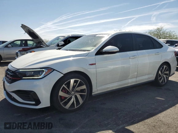 2020 Volkswagen Jetta GLI S z VIN 3VW6T7BU5LM040244, wystawiony jako Copart lot #58174335 z przebiegiem 21 392 mil mil oraz Szkoda całkowita • Salvage title. Historia ofert i sprzedaży dostępna na DreamBid. Obrazek 1.