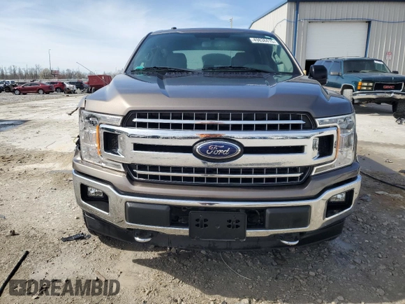 2018 Ford F-150 XL with VIN 1FTEW1EBXJFD65059, listed as a Copart auction lot 49838415 with 58,129 mi miles and Salvage Title. Bid and sale history available at carsss.com. Image 5.