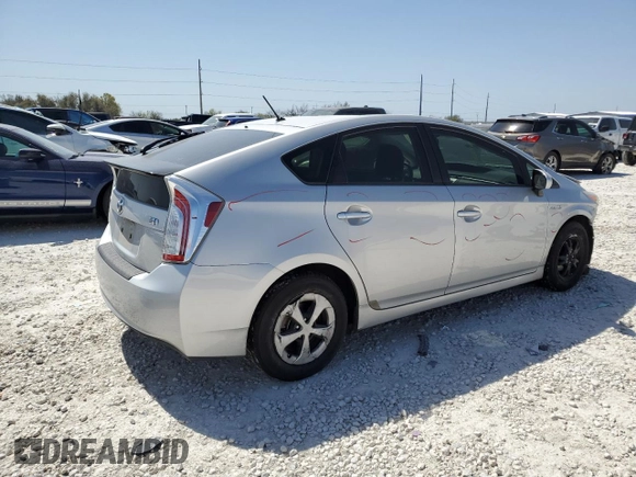 2015 Toyota Prius Four with VIN JTDKN3DU9F0446701, listed as a Copart auction lot 50075335 with 67,097 mi miles and Salvage Title. Bid and sale history available at carsss.com. Image 3.