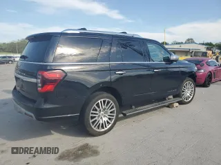 2022 Ford Expedition Platinum with VIN 1FMJU1MT4NEA39649, listed as a Copart auction lot 52614555 with 44,544 mi miles and Salvage title. Bid and sale history available at DreamBid. Image 3.