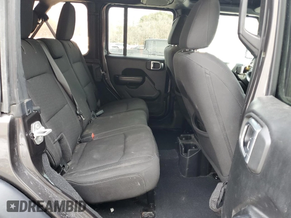 2019 Jeep Wrangler Unlimited Sport with VIN 1C4HJXDG0KW540190, listed as a Copart auction lot 42140675 with 66,470 mi miles and Salvage title. Bid and sale history available at DreamBid. Image 11.