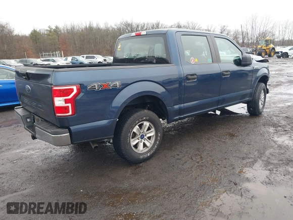 2019 Ford F-150 XL with VIN 1FTEW1EB3KFB10433, listed as a IAAI auction lot 41520139 with 104,405 mi miles and . Bid and sale history available at DreamBid. Image 4.