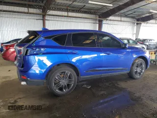 2022 Acura RDX w/A-Spec Package with VIN 5J8TC1H63NL003405, listed as a Copart auction lot 43054095 with 0 mi miles and Salvage Title. Bid and sale history available at carsss.com. Image 3.