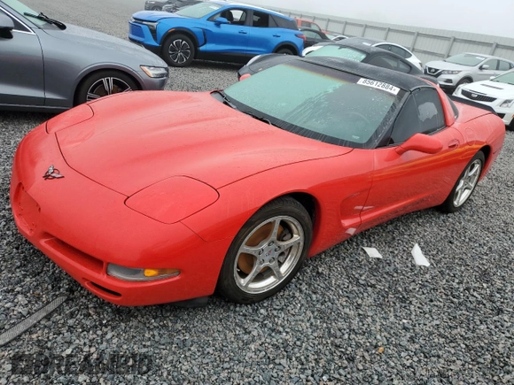 2000 Chevrolet Corvette with VIN 1G1YY22G3Y5115717, listed as a Copart auction lot 85612884 with 115,117 mi miles and Salvage Title. Bid and sale history available at carsss.com. Image 1.