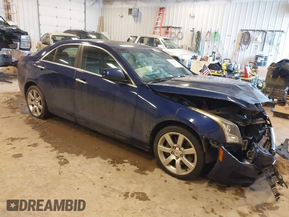 2014 Cadillac ATS Standard AWD with VIN 1G6AG5RX4E0170756, listed as a IAAI auction lot 41514974 with 126,524 mi miles and . Bid and sale history available at carsss.com. Image 1.
