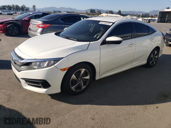 2017 Honda Civic Sedan LX with VIN 2HGFC2F59HH505057, listed as a Copart auction lot 52723315 with 157,413 mi miles and Salvage Title. Bid and sale history available at carsss.com. Image 1.