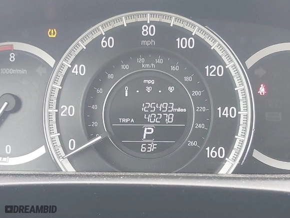 2017 Honda Accord Sedan LX with VIN 1HGCR2F34HA160387, listed as a IAAI auction lot 41411347 with 125,493 mi miles. Bid and sale history available at carsss.com. Image 15.