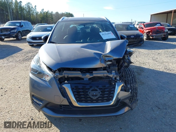 2019 Nissan Kicks S with VIN 3N1CP5CU2KL556291, listed as a IAAI auction lot 41312893 with 51,081 mi miles. Bid and sale history available at carsss.com. Image 12.