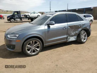 2015 Audi Q3 Prestige with VIN WA1GFCFS5FR003871, listed as a Copart auction lot 52540245 with 110,109 mi miles and Salvage title. Bid and sale history available at DreamBid. Image 1.