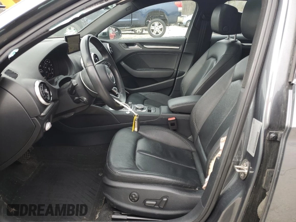 2018 Audi A3 Sedan Premium Plus with VIN WAUJ8GFF5J1041167, listed as a Copart auction lot 49237444 with 75,426 mi miles and Salvage Title. Bid and sale history available at carsss.com. Image 7.