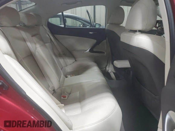 2012 Lexus IS 250 z VIN JTHCF5C23C2035824, wystawiony jako Copart lot #51487215 z przebiegiem 98 984 mil mil oraz Szkoda całkowita • Salvage title. Historia ofert i sprzedaży dostępna na DreamBid. Obrazek 10.