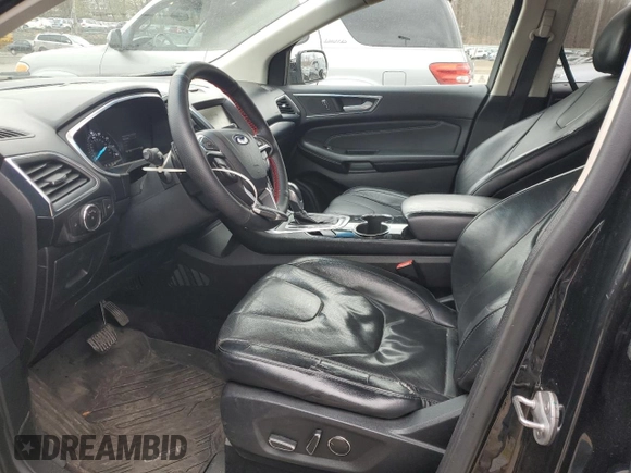 2015 Ford Edge Titanium with VIN 2FMPK4K86FBB83488, listed as a Copart auction lot 53333305 with 233,804 mi miles and Salvage Title. Bid and sale history available at carsss.com. Image 7.