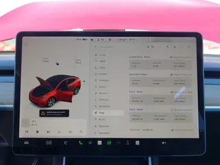 2021 Tesla Model Y Standard Range with VIN 5YJYGDED1MF111410, listed as a IAAI auction lot 41942323 with 24,836 mi miles. Bid and sale history available at carsss.com. Image 7.