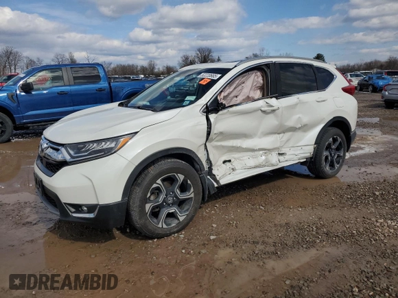 2018 Honda CR-V Touring with VIN 5J6RW2H99JL006734, listed as a Copart auction lot 52220685 with 57,923 mi miles and Salvage Title. Bid and sale history available at carsss.com. Image 1.