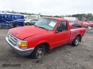 1996 Ford Ranger XL with VIN 1FTCR10A9TUD73830, listed as a IAAI auction lot 41865550 with 226,106 mi miles. Bid and sale history available at carsss.com. Image 2.