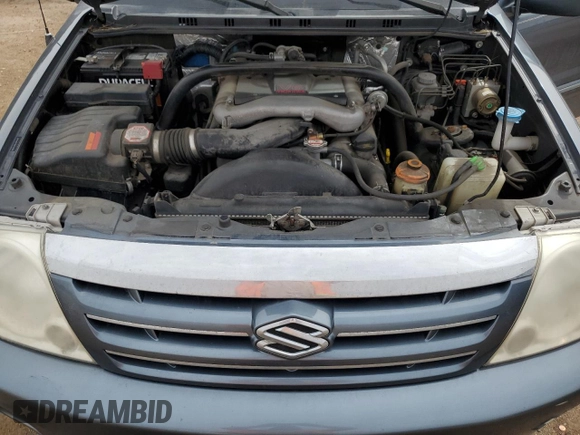 2006 Suzuki XL7 with VIN JS3TX92V764106356, listed as a Copart auction lot 50457515 with 153,813 mi miles and Salvage title. Bid and sale history available at DreamBid. Image 12.
