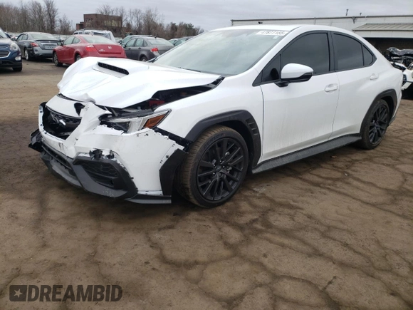 2024 Subaru WRX Limited with VIN JF1VBAN61R9813574, listed as a Copart auction lot 47877155 with 258 mi miles and Salvage title. Bid and sale history available at DreamBid. Image 1.