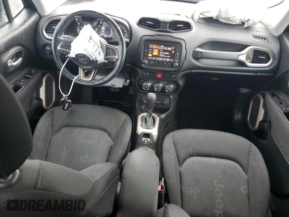 2017 Jeep Renegade Latitude with VIN ZACCJBBB5HPF79240, listed as a Copart auction lot 60399975 with 65,242 mi miles and Salvage title. Bid and sale history available at DreamBid. Image 8.
