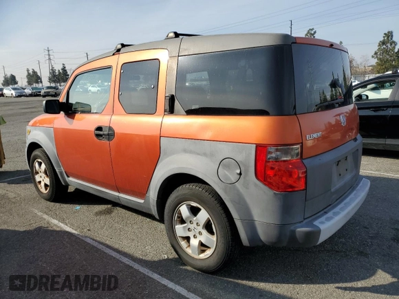 2004 Honda Element EX with VIN 5J6YH18624L015799, listed as a Copart auction lot 43416725 with 135,995 mi miles and Salvage Title. Bid and sale history available at DreamBid. Image 2.