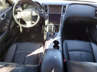 2017 Infiniti Q50 2.0t with VIN JN1CV7AR4HM680478, listed as a Copart auction lot 47419515 with 135,219 mi miles and Salvage Title. Bid and sale history available at carsss.com. Image 8.