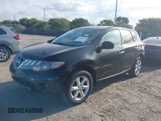 2009 Nissan Murano SL with VIN JN8AZ18U69W101310, listed as a IAAI auction lot 41912974 with 126,321 mi miles and . Bid and sale history available at carsss.com. Image 17.