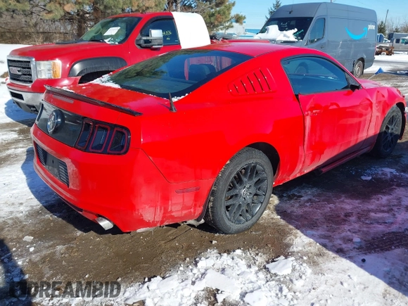 2014 Ford Mustang V6 with VIN 1ZVBP8AM4E5253432, listed as a IAAI auction lot 41316963 with 145,150 mi miles and . Bid and sale history available at carsss.com. Image 4.