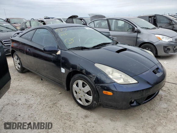 2002 Toyota Celica GT with VIN JTDDR32T020116513, listed as a Copart auction lot 75231274 with 0 mi miles and Non Repairable. Bid and sale history available at carsss.com. Image 4.