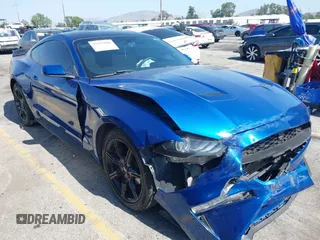 2018 Ford Mustang EcoBoost with VIN 1FA6P8TH7J5159968, listed as a IAAI auction lot 42337806 with 92,363 mi miles and . Bid and sale history available at DreamBid. Image 1.