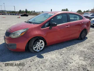 2014 Kia Rio LX with VIN KNADM4A35E6357844, listed as a Copart auction lot 55349705 with 173,026 mi miles and Clean Title. Bid and sale history available at DreamBid. Image 1.