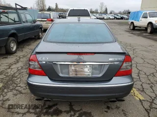 2007 Mercedes-Benz E 63 AMG with VIN WDBUF77X27B012109, listed as a Copart auction lot 86757394 with 60,309 mi miles and Salvage Title. Bid and sale history available at carsss.com. Image 6.