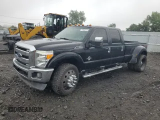 2016 Ford F-350 Lariat z VIN 1FT8W3DT9GEA49122, wystawiony jako Copart lot #60665075 z przebiegiem 97 574 mil mil oraz Czysty tytuł • Clean title. Historia ofert i sprzedaży dostępna na DreamBid. Obrazek 1.