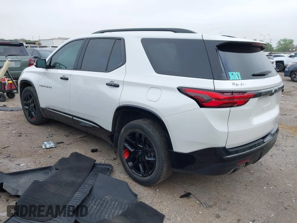 2023 Chevrolet Traverse Premier with VIN 1GNERKKW6PJ104495, listed as a IAAI auction lot 41868123 with 56,049 mi miles and . Bid and sale history available at DreamBid. Image 3.