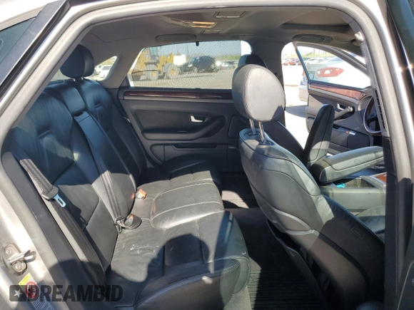 2005 Audi A8 with VIN WAUML44E45N012262, listed as a Copart auction lot 59984715 with 289,154 mi miles and Salvage title. Bid and sale history available at DreamBid. Image 10.