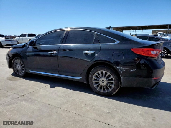 2015 Hyundai Sonata 2.4L Limited with VIN 5NPE34AFXFH032053, listed as a Copart auction lot 48673125 with 0 mi miles and Salvage Title. Bid and sale history available at carsss.com. Image 2.