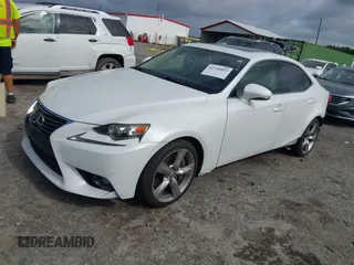 2014 Lexus IS 350 with VIN JTHBE1D26E5001237, listed as a IAAI auction lot 42710851 with 138,242 mi miles and . Bid and sale history available at DreamBid. Image 2.