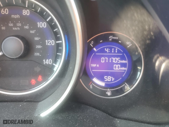 2018 Honda Fit LX with VIN 3HGGK5H48JM728081, listed as a Copart auction lot 50810825 with 71,705 mi miles and Salvage Title. Bid and sale history available at carsss.com. Image 9.