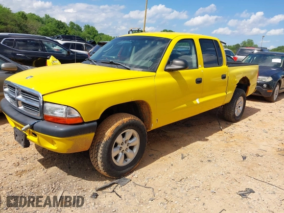 2004 Dodge Dakota Sport z VIN 1D7HG38N14S752273, wystawiony jako IAAI lot #42311042 z przebiegiem 157 402 mil mil oraz . Historia ofert i sprzedaży dostępna na DreamBid. Obrazek 2.