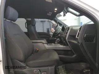 2017 Ford F-150 XL with VIN 1FTEW1EF5HKC24856, listed as a Copart auction lot 52581255 with 96,440 mi miles and Salvage Title. Bid and sale history available at carsss.com. Image 7.